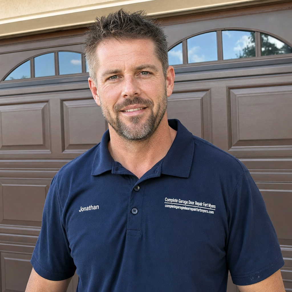 Jonathan Adams, owner of Complete Garage Door Repair Fort Myers