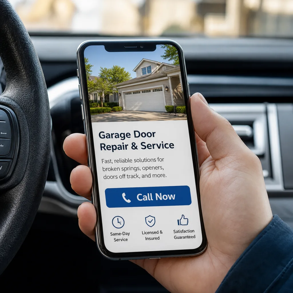 Illustration for 24/7 garage door help in Fort Myers